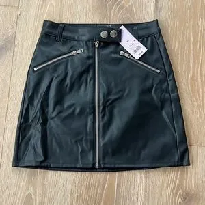 Skirts Target Black Leather Skirt Poshmark